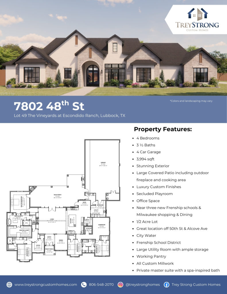 7802 48th St | The Vineyards at Escondido Ranch flyer